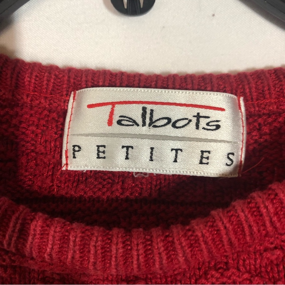 Talbots L Petite Pullover Patterned Knit Sweater … - image 5